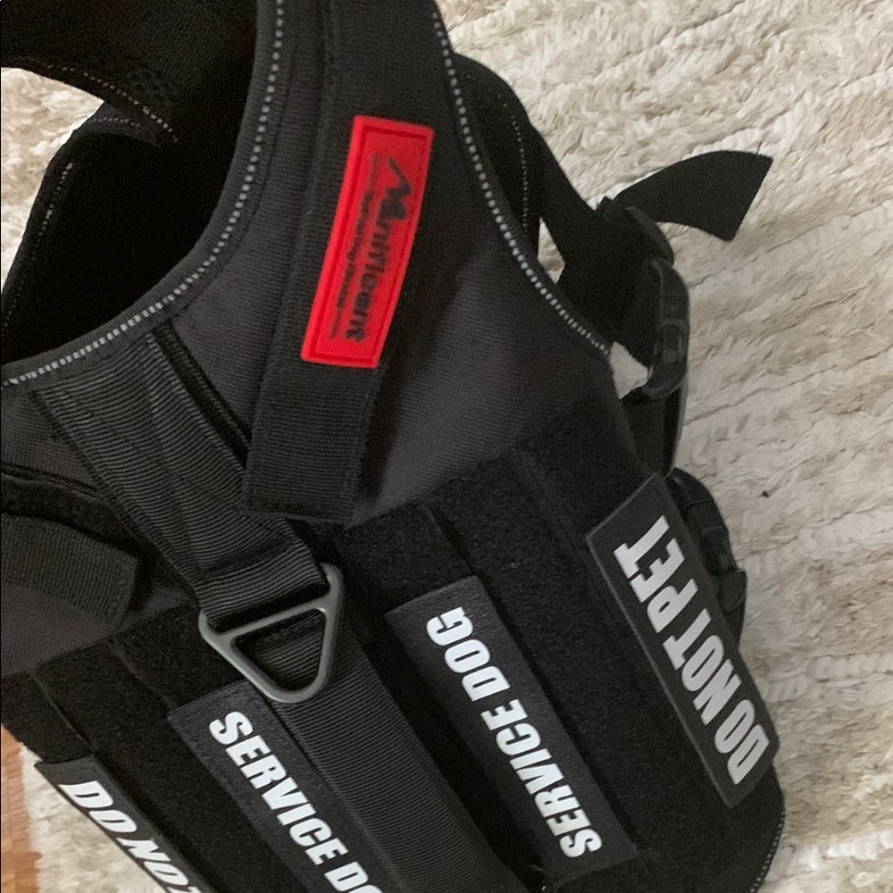 Black Service Dog Harness - Picture 16 of 16